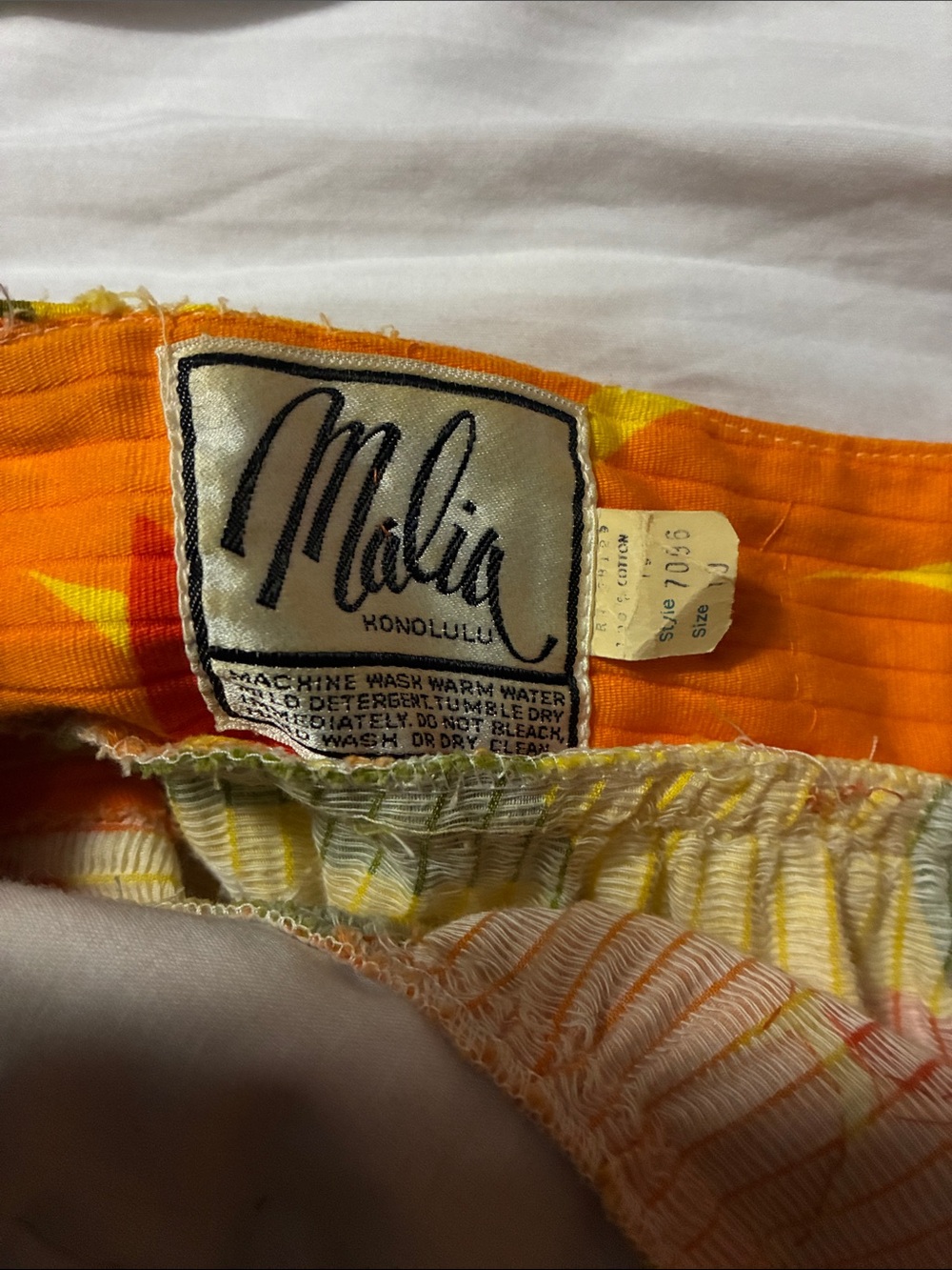 Vintage Malia Honolulu Tiki Retro Pinup Dress - Picture 4 of 7